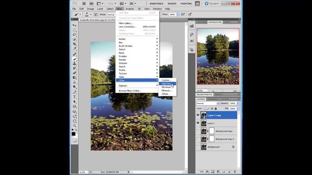 Photoshop - easy high pass sharpening смотреть онлайн