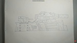 Как нарисовать танк Ratte из мультиков про танки