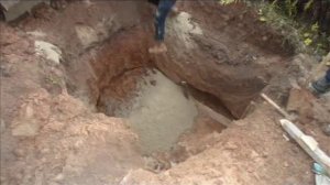 Монтаж пластикового трехкамерного септика от "Септик Профи"