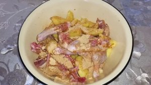 УТКА С КАРТОФЕЛЕМ ЗАПЕЧЕННАЯ В РУКАВЕ/"МАГГИ НА ВТОРОЕ"