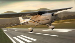 Выполнение учебных полётов на самолёте Cessna 172S