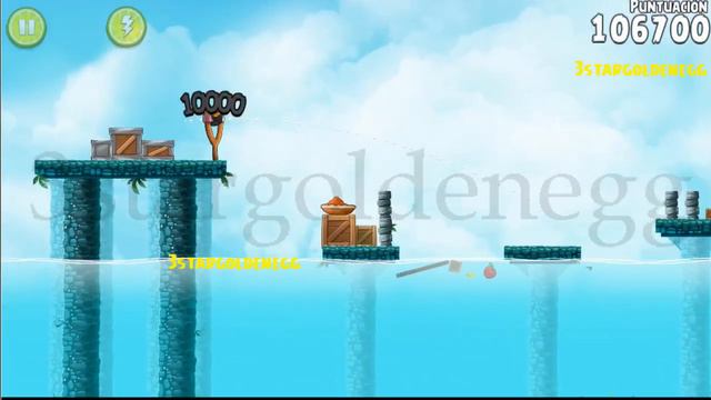 Angry Birds Rio 2 High Dive Bonus Level 30 40 50 Stars by 3stargoldenegg смотреть онлайн