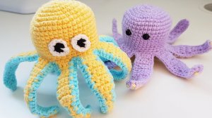 НОВЫЙ Осьминог-перевертыш крючком. Мастер-класс/ Игрушка-перевертыш
