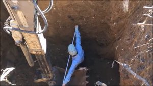Установка канализационных колец