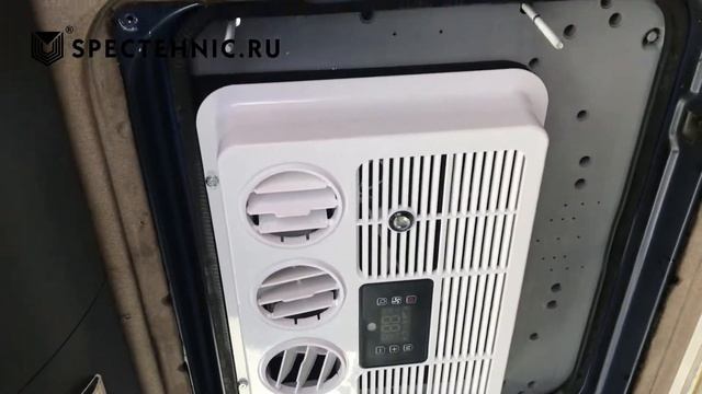 Моноблок Скания 380 - установка кондиционера: накрышный в люк, стояночный, автономный, электрически