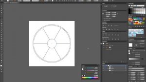 Create radiation symbol in Illustrator