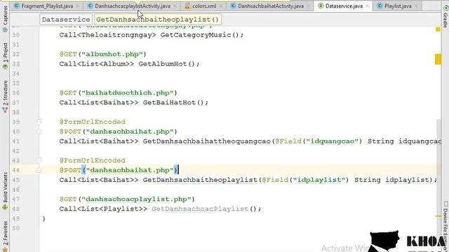 Bài 34: Đọc dữ liệu API các playlist смотреть онлайн