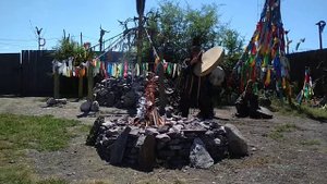 "Дух медведя", камлание