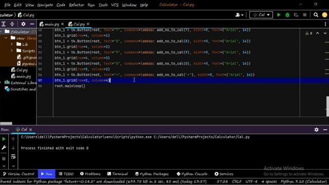 Making simple GUI calculator using Python || Python Creators || Tkinter #python смотреть онлайн
