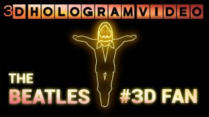 The Beatles. 3D голограмма. Для 3D вентилятора.  #3dhologramfan #hologram #3dhologram