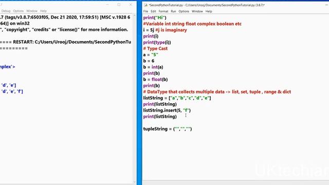 Typecasting in Python | Python Programming | Python 2nd Tutorial(Data Type, Type Cast)
