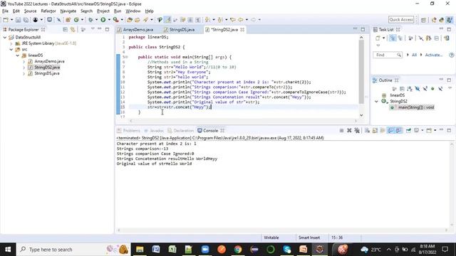 Strings data structure Part2#strings#java#data structures