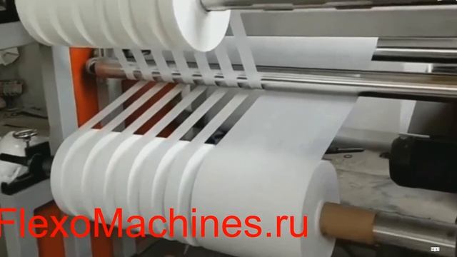 Бобинорезательная машина - бобинорезка для нарезки плёнки и бумаги -2