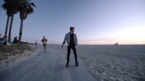 Electric Skates On The Beach: InMotion Hovershoes X1