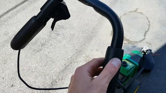 An Unusual Wheeled WeedEater Push Style Brush Cutter смотреть онлайн