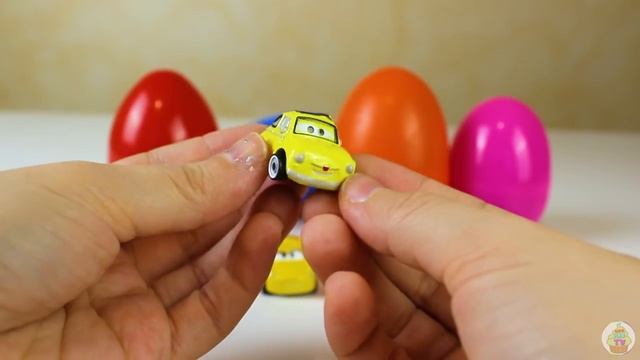 Видео для детей Сюрпризы Игрушки Тачки Мультик про игрушки Disney Cars toys eggs Surprise смотреть онлайн