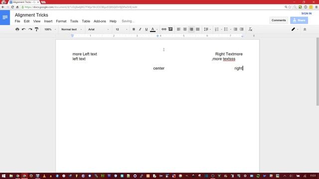 Align Text Left and Right on Same Line with tab stops (Google Docs, OpenOffice, Microsoft Word) смотреть онлайн