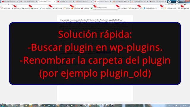 Wordpress admin inaccesible: dos fixes. смотреть онлайн