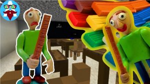 ЛЕПЛЮ БАЛДИ из игры Baldi's Basics in Education and Learning | Лепка из пластилина | Авипи лепка