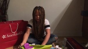 American girl 2016 Kayak set unboxing and review