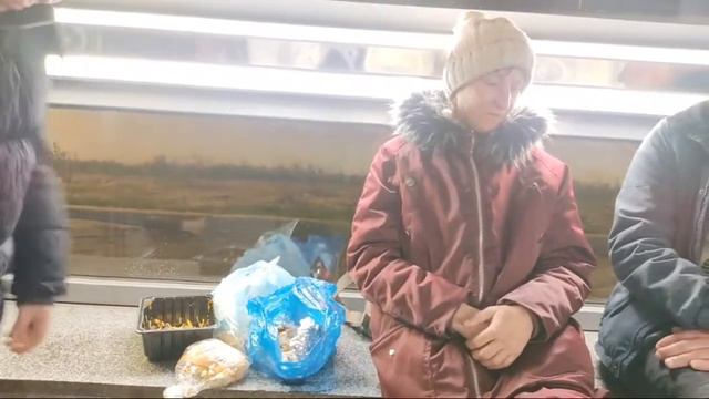 Наденька.Приехала.Савёловский.Москва.Бомжи.Бездомные.