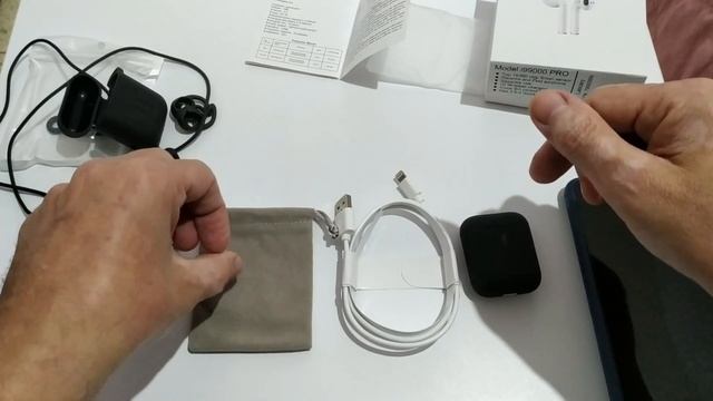 Беспроводные блютус наушники TWS i99000 pro. Вкладыши. Копия AirPods 2, только черные! смотреть онлайн