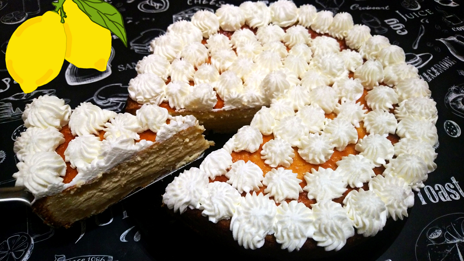 ТОРТ С РИКОТТОЙ И ЛИМОНОМ / Вкуснейший торт со сливочной сырной начинкой / Итальянский десерт