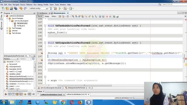 Membuat Database Karyawan menggunakan Mysql dan Neatbens | PTIK 3D смотреть онлайн