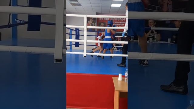 Мкртчян Эрик Джан. Синий угол. Вес 36кг. Финал. Победа. 1 место. ст.Калининская. 30.01.2022г. смотреть онлайн