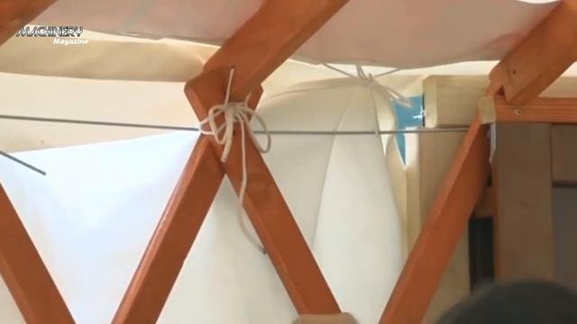 Incredible Fastest Yurt House Construction Method, Amazing Intelligent Wooden House Building Proces смотреть онлайн