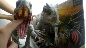 Новый Индоминус ! Обзор игрушки Мир Юрского периода Экстремальные повреждения Индоминус Рекс HDX57