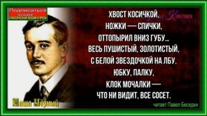 Жеребёнок —Саша Чёрный— Стихотворения детям —читает Павел Беседин