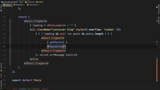 #19 React Pagination With REST API | React Wordpress Tutorial | React Pagination with Api | Theme