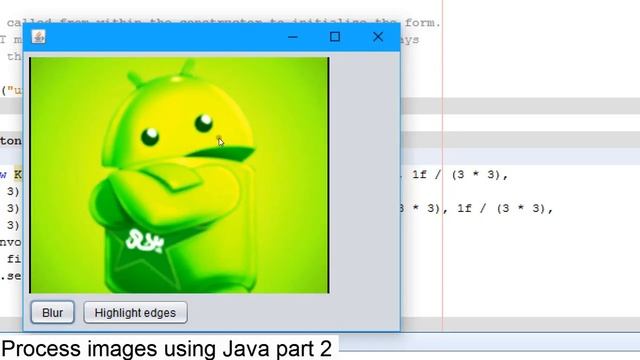 Image blurring with JAVA смотреть онлайн