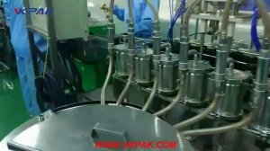 30ml до 100ml 6 головки заполняя и завинчивая машину для плоской стеклянной бутылки