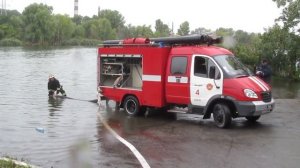 Установка на водоем АЦ (команда ПЧ-26)