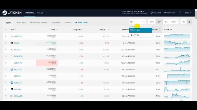 Cryptaur Video Guide: Как использовать биржу LAToken для покупки токенов CPT смотреть онлайн