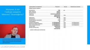 5. Общий анализ мокроты. Повышение уровня эозинофилов.