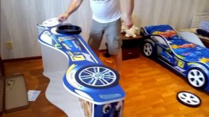 Отзыв по сборке детской кровати машинке Молния мебельной фабрики Бельмарко 2