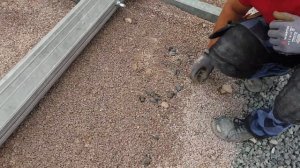 УШП и щебень. Анонсик. Интересные моменты как  выровнить и проверить плотность щебня.