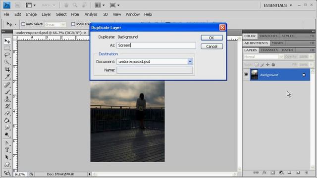 2.4 Fixing an Underexposed Image: Adobe Photoshop CS4 video смотреть онлайн