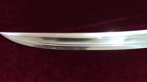 Кованая карабела с рукоятью от ордынки от производителя "Назаров и Калибр" (г. Иваново)