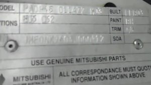 MITSUBISHI CHALLENGER 6G72 3.0 V6 ENGINE AT NARELLAN AUTO PATS PLUS