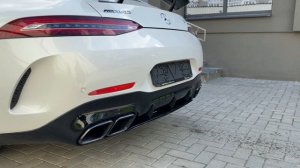 выхлоп Mercedes-Benz AMG GT 63 4-door 4matic+ 2018.  Exhaust sound.
