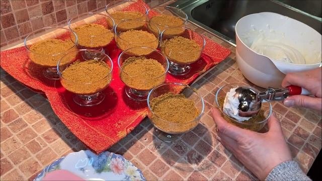 Десерт за 10 мин без выпечки, без духовки. Вкусный творожный десерт.
