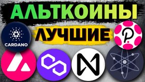 ❗️Лучшие альткоины для инвестирования. Фундаментальные монеты. ADA AVAX DOT MATIC NEAR ATOM