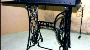 Пример, как сделать мангал из швейной машинки своими руками, образец, идея
