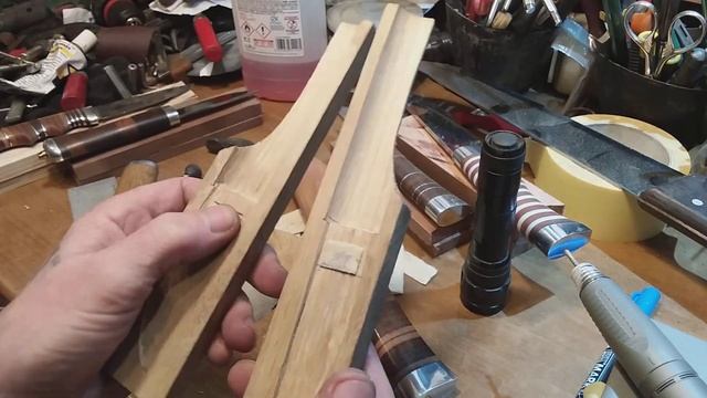 Ножны из дуба. Фиксация ножа в ножнах. смотреть онлайн