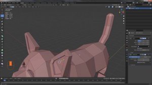 Пробую сделать шерстяного кота в Блендере.Modeling of a cat in a Blender.