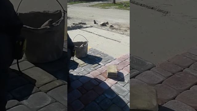 Профессиональная укладка тротуарной плитки